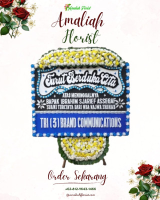 Papan Bunga Duka di Tanjung Agung Palik